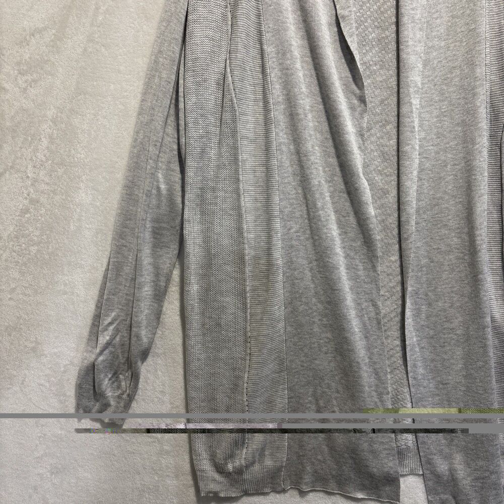 CYRUS Open Front Lightweight Viscose Knit Cardigan Women's Size XL Gray NWT - Picture 3 of 15